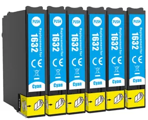 6 Cartucce di inchiostro ciano, da utilizzare con stampante Epson WF-2530WF, WF-2540WF, WF-2630WF - Foto 1 di 3