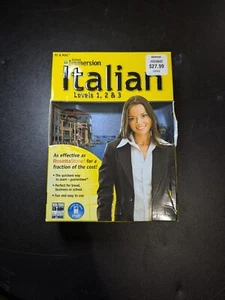 Instant Immersion Italian Levels 1, 2 & 3 9 CD Set Great Condition - Picture 1 of 4