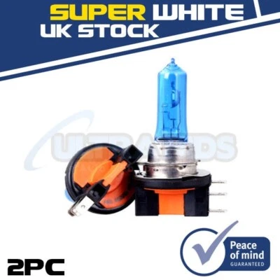 H15 15/55W HID WHITE XENON HALOGEN DRL HIGH BEAM UPGRADE BULBS 12V PLASMA 6000K - Image 1 of 2