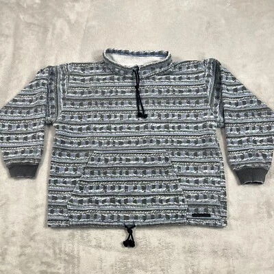 Винтажный Quiksilver толстовка детский размер маленький синий выцветший пуловер сделано в США - Изображение 1 из 4