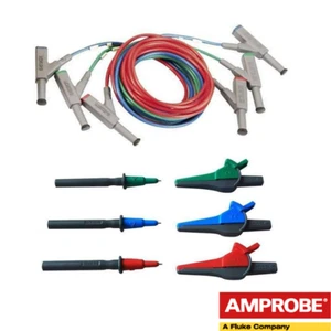 Fluke/Amprobe TL165XA 3 Wire Test Lead Set for Fluke MFT's 1662 | 1663 | 1664 - Picture 1 of 4