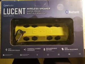 New..Core Audio Lucent Bluetooth Wirless Speakers/Flash Light/Water Proof - Picture 1 of 3
