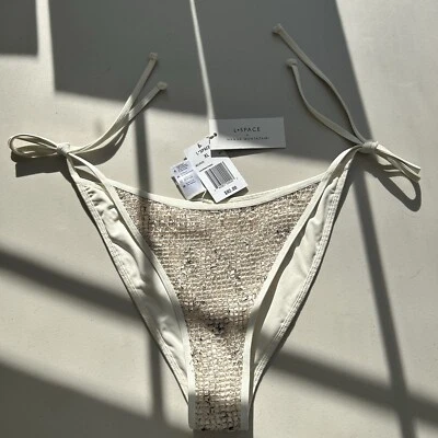 Bikini de Natación LSPace XL Bronceado Levy Parte Inferior A Lo largo de la Costa Clásico Crochet Nuevo Foto 1 de 4