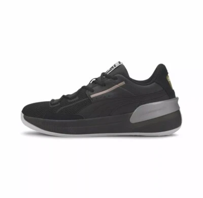Puma Clyde Hardwood Metallic Black Athletic Sneakers 194044-01 Men's Sizes - Image 1 of 4