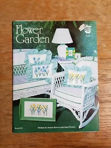 Flower Garden Green Apple Cross-Stitch Pattern Booklet - Picture 1 of 2