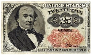 1874-75 5th Issue 25 Cent Fractional Currency ☆☆ Fr. 1308 Great Collectible 072 - Picture 1 of 2