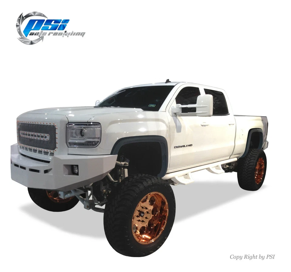 Textured OE Style Fender Flares Fits GMC Sierra 2500HD / 3500 HD 2015-2018 Foto 1 de 3