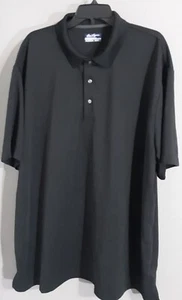 Neu-Herren Ben Hogan Performance Kurzarm/3 Knöpfe schwarz Poloshirt. Gr. 3XL - Bild 1 von 8