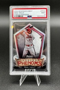 2024 Bowman's Best Fabled Phenoms #FP23 Mike Trout Angels Graded PSA 9 MINT - Picture 1 of 2