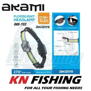 Faro de pesca recargable AKAMI IMX-702 600 lúmenes - Imagen 1 de 6