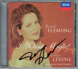 Renee FLEMING Signed I WANT MAGIC Bernstein Barber Glitter & be Gay James LEVINE - Picture 1 of 1