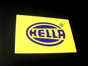 Aufkleber / Sticker + Hella - Automobilzulieferer + 10 cm x 6,5 cm - Bild 1 von 1
