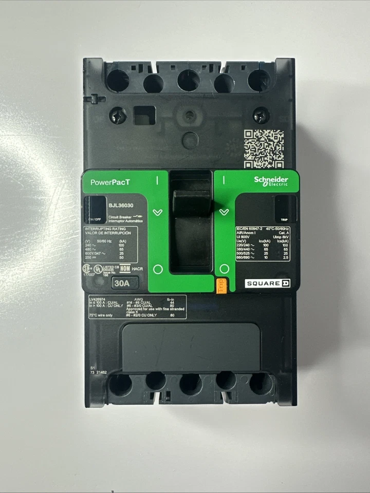 施耐德电动 BJL36030 断路器 全新 — 第 1/1 张图片