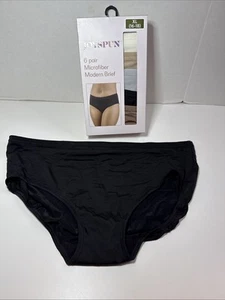 6x Joyspun XL 16-18 Women's Microfiber Modern Brief Panties Underwear No Show - Picture 1 of 5