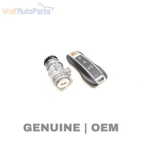 2018-2024 PORSCHE CAYENNE - LOCK Switch / Cylinder SET W/ KEY 9Y1898374N - Picture 1 of 4