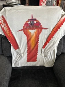 VINTAGE ZZ TOP Afterburner Tour 1986 X-Large Long sleeve EXC- 2-sided - Picture 1 of 6