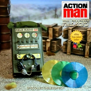 Action Man Vintage Complete Rare Working Field Radio Pack c1974-77 FREE POST UK - Picture 1 of 24