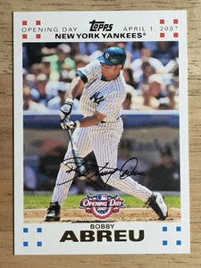 2007 Topps Opening Day Gold #1 Bobby Abreu - Bild 1 von 2
