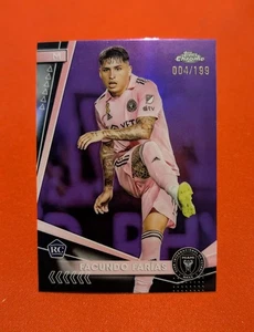 🔥Facundo Farias /199-2024 Topps cromo MLS refractor púrpura #75 Inter Miami - Imagen 1 de 2