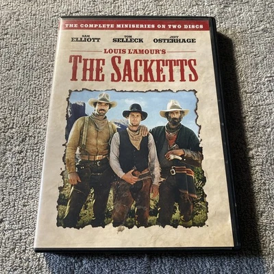 The Sacketts DVD 2-Disc Set 1979 Tom Selleck Sam Elliott Louis L’Amour Western - Image 1 of 4