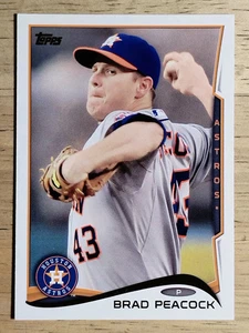 2014 Topps #313 Brad Peacock - Picture 1 of 2