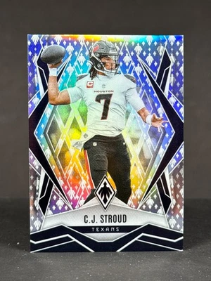 C.J. Stroud 2025 Panini Phoenix NFL Phoenix Prizm 149/149 Base Set #136 Texans - Image 1 of 2