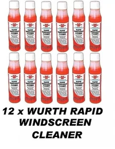 12 x WURTH Rapid Scheibenreiniger 32ml Konzentrat Siebwäsche ergibt 30-36lt - Bild 1 von 8