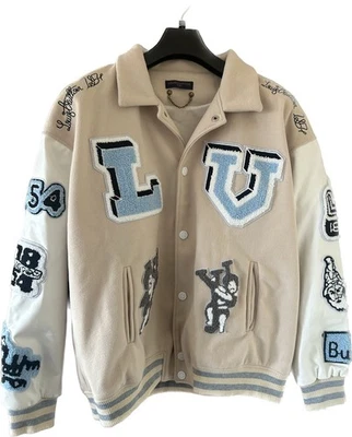 Louis Vuitton - Varsity Jacket Viscose white - Image 1 of 2