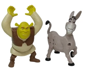 Shrek & Donkey Sammelfiguren Eselkopf bewegt sich ohne Ton #I-3 - Bild 1 von 8
