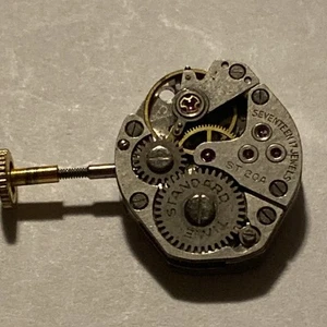 Movement 17 Jewel Parts/Repair Time Standard ST 20A Stem Crown Sets Good Staff - Picture 1 of 7