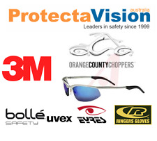 3M™ OCC™ 201 Safety Glasses Sunglasses Blue Mirror Lens, Silver Aluminium Frame 