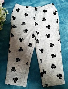 Neu Disney Minnie Mouse Rüschen Leggings Hose grau schwarz 3M Baby Mädchen Kleidung - Bild 1 von 7