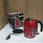 Russell Hobbs Stainless Steel Colours Plus Electric Jug Kettle 1.7L Red - A26