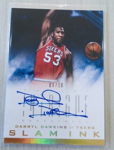 Darryl Dawkins 2013-14 Panini Intrigue Slam Ink Gold Autograph Auto /10