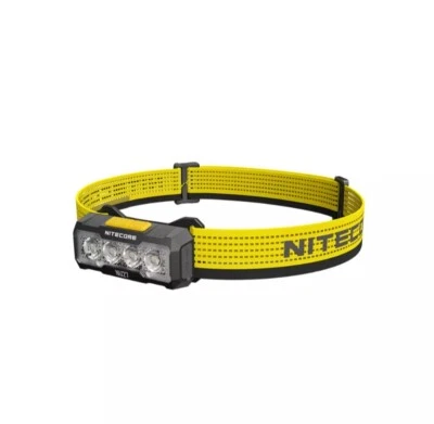 Nitecore NU27 600 Lumens 56g TriColor Head Torch Headlamp MCT LED Rechargeable ⚫ - Image 1 of 4