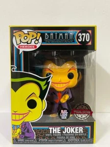 Funko Pop! DC Heros Batman The Joker #370 Schwarzlicht Exklusiver Aufkleber - Bild 1 von 4