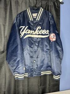 Vintage Majestic New York Yankees Satin Bomber Jacket 3XL - Picture 1 of 14