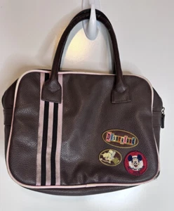 Disneyland Resort 50th Anniversary Brown Hand Bag Purse Mickey Mouse Tinklebell - Picture 1 of 14