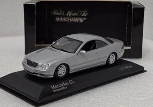 (1) Mercedes-Benz CL500 1999 cupé plateado 1:43 Minichamps - Imagen 1 de 16
