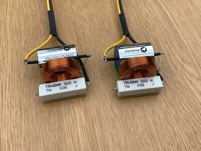 Pair TANNOY speaker crossover 3kHz "notch" crossover / filter Silvers Reds - Image 1 of 4