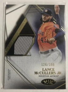 Lance McCullers Jr. Topps Tier One Baseball 2022 Patch Relic 200/399 T1R1-LM - Picture 1 of 6