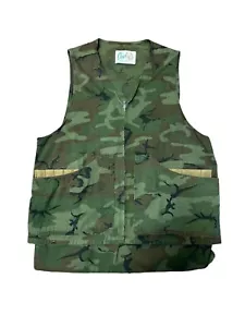 Vintage Chief Camouflage Vest Made USA Water Repellant Large - Picture 1 of 6