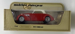 Matchbox 1978 Models of Yesteryear Y-18 1937 Cord 812 Red - Picture 1 of 11