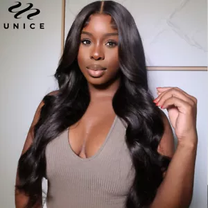 UNice Hair Body Wave 13x4 HD Lace Front Human Hair Wigs for Black Women Glueless - Picture 1 of 12