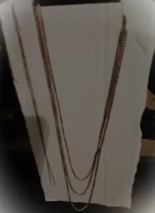 set of 4 Boxed chains - 925 sterling silver necklace - Picture 1 of 3