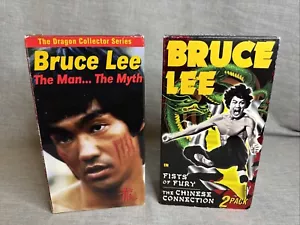 Bruce Lee Fists Of Fury & The Chinese Connection Set- The Man…The Myth VHS lot 3 - Picture 1 of 18