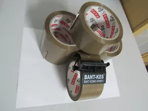 Packbandabroller Klebebandabroller Schwarz NEU Paketabroller inkl. 6x Packband - Bild 1 von 2
