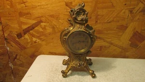 Antique Art Nouveau New Haven Cast Metal Clock - Picture 1 of 2