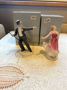 Vintage Avon Figuren Ingwer Rogers und Fred Astaire Bilder von Hollywood 1984 - Bild 1 von 4