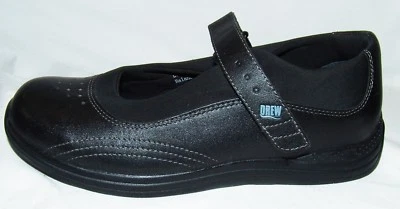 Zapatos Drew Mary Jane Cuero Negro 8M 8 M Mujer Ortopédicos Confort Activo Foto 1 de 4